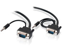 Alogic 1M Pro Series Slim Flexible Vga Cable With 80Cm And 30Cm