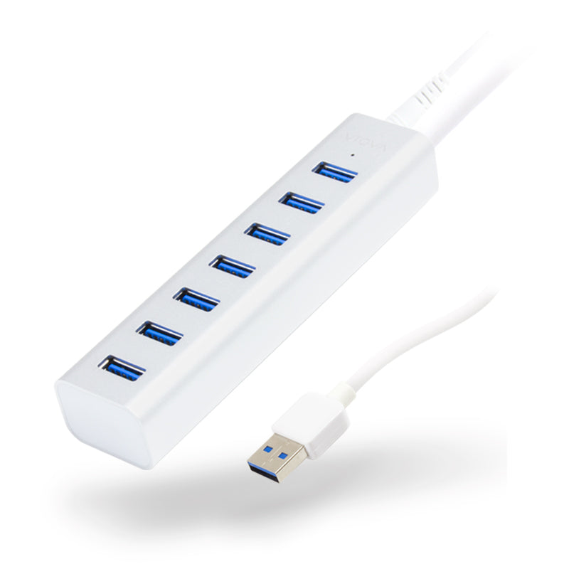 Alogic 7 Port Usb Hub Aluminium Unibody Power Adapter Prime Series