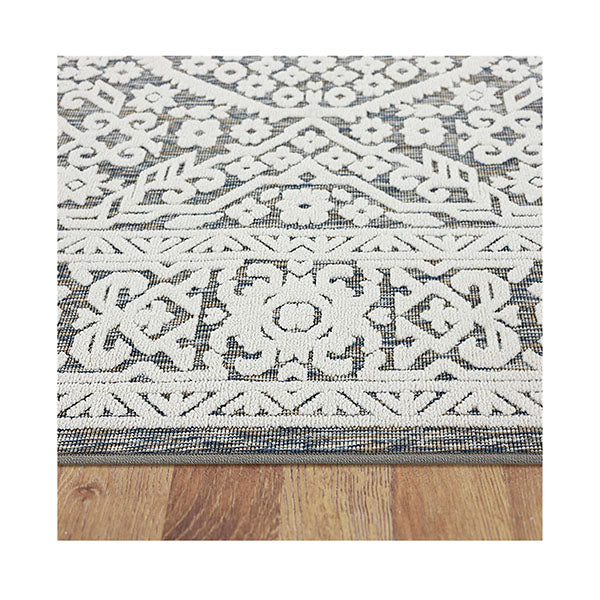 Valley Grey Machine Knotted Rug