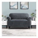 Velvet Sofa Cover Plush Couch Cover Lounge Slipcover 2 Seater