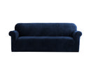 Velvet Sofa Cover Plush Couch Cover Lounge Slipcover 4 Seater