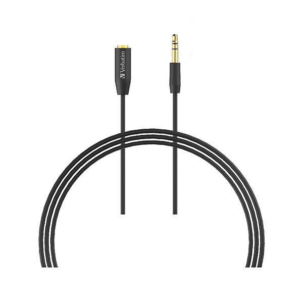 Verbatim Aux Audio Extension Cable 3M Black