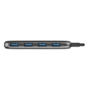 Verbatim Usb A 3 Hub With 4X Usb A 3 Space Grey
