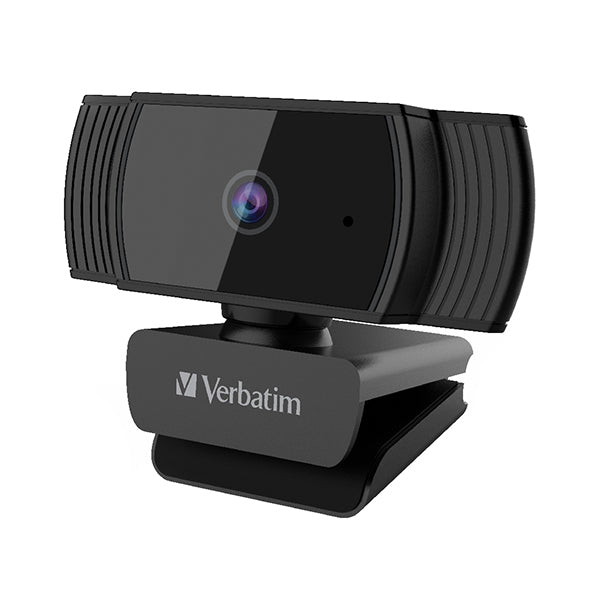 Verbatim Webcam Full Hd 1080P With Auto Focus Black