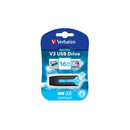 Verbatim 16Gb V3 Usb3 Blue Store N Go Rectractable