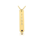 Vertical Bar Necklace With Birthstone