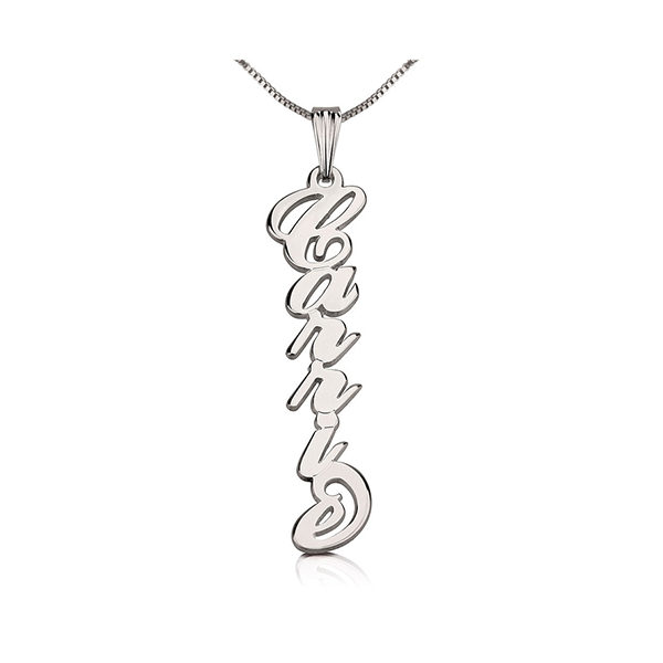 Vertical Carrie Name Necklace