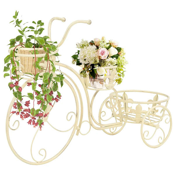 Vintage Style Bicycle Shape Metal Plant Stand
