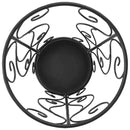 Vintage Style Metal Umbrella Black Stand