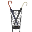 Vintage Style Metal Umbrella Black Stand