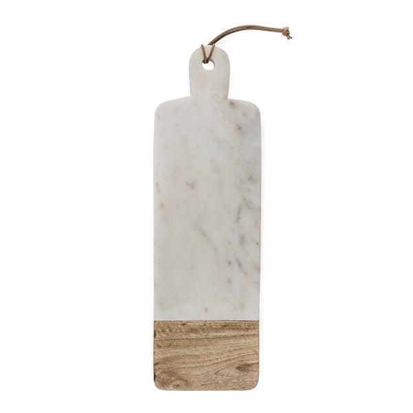 Rohan Wood And Marble Long Chopping Board