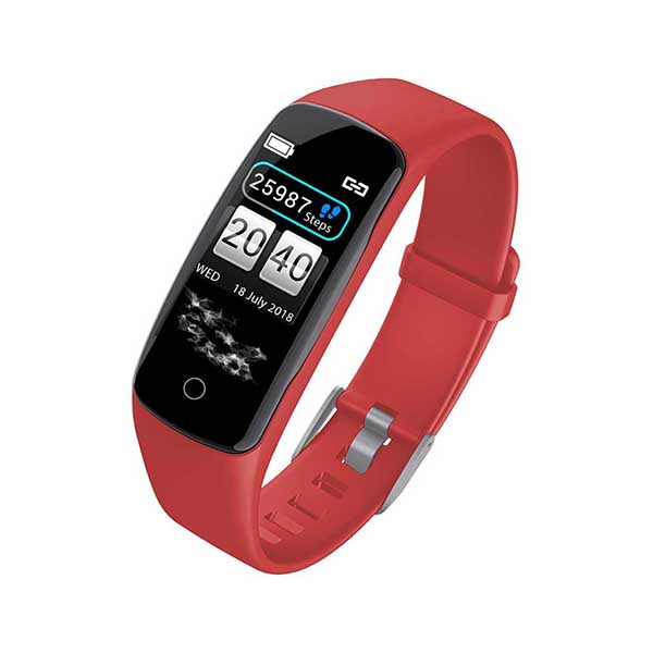 Soga Sport Monitor Wrist Touch Fitness Tracker Smart Watch Red