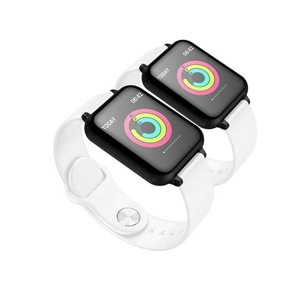 Soga 2X Waterproof Fitness Smart Wrist Watch Heart Rate Monitor White