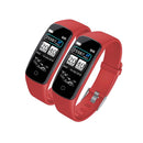 Soga 2X Sport Monitor Wrist Touch Fitness Tracker Smart Watch Red