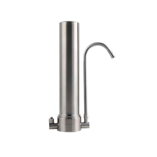 Single Stage Countertop Water Filter Stainless 10Inch Ceramic