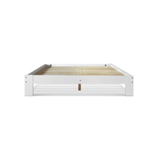 Artiss Wooden Bed Base Frame White