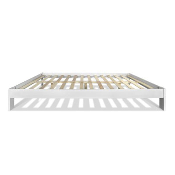 Artiss Wooden Bed Base Frame White