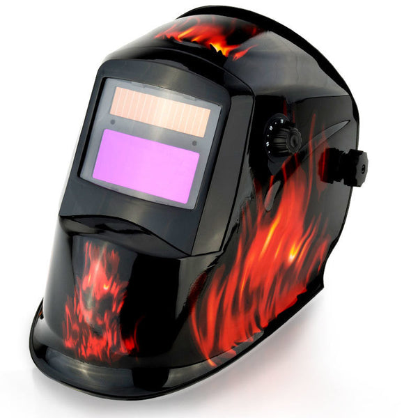 Solar Flame Job Auto Darkening Welding Helmet Mask MIG/ARC/TIG Welder Machine