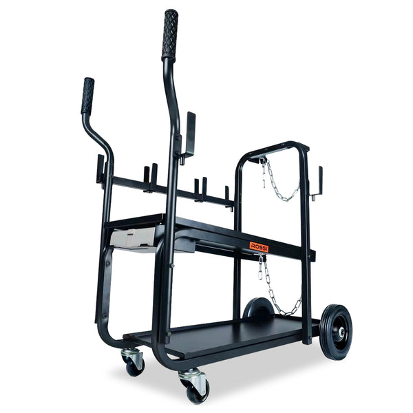 Heavy-Duty 160kg Capacity Welding Trolley Cart, with Consumables Case