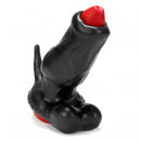 OxBalls Woof Hollow Plug With Stopper Black Red