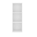 Wall Mounted Tv Cabinet White 37 X 37 X 107 Cm Chipboard