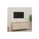 Wall Cabinets 2 Pcs 45 X 30 X 35 Cm Solid Pinewood