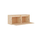 Wall Cabinets 2 Pcs 45 X 30 X 35 Cm Solid Pinewood