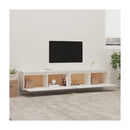Wall Cabinets 2 Pcs White 100 X 30 X 35 Cm Solid Wood Pine