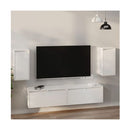 Wall Cabinets 2 Pcs White 30 X 30 X 60 Cm Solid Wood Pine