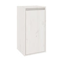 Wall Cabinets 2 Pcs White 30 X 30 X 60 Cm Solid Wood Pine
