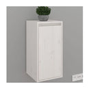 Wall Cabinets 2 Pcs White 30 X 30 X 60 Cm Solid Wood Pine