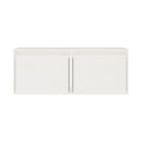 Wall Cabinets 2 Pcs White 45 X 30 X 35 Cm Solid Pinewood