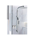 Wall Chrome Rain Shower Head Taps Round Handheld