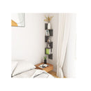 Wall Corner Shelf Grey Chipboard