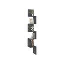 Wall Corner Shelf Grey Chipboard