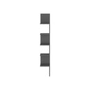 Wall Corner Shelf Grey Chipboard