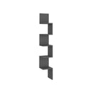 Wall Corner Shelf Grey Chipboard