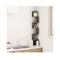 Wall Corner Shelf High Gloss Grey Chipboard