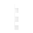 Wall Corner Shelf High Gloss White Chipboard