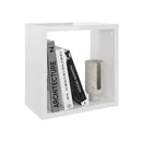 Wall Cube Shelves 4 Pcs High Gloss White 26 X 15 X 26 Cm