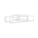 Wall Cube Shelves 4 Pcs White 100 X 15 X 30 Cm Chipboard