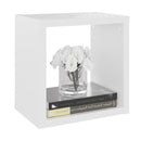 Wall Cube Shelves 4 Pcs White 22 X 15 X 22 Cm