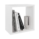 Wall Cube Shelves 4 Pcs White 26 X 15 X 26 Cm