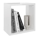 Wall Cube Shelves 6 Pcs High Gloss White 26 X 15 X 26 Cm