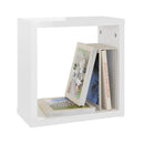Wall Cube Shelves 6 Pcs High Gloss White 30 X 15 X 30 Cm