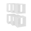 Wall Cube Shelves 6 Pcs White 22 X 15 X 22 Cm