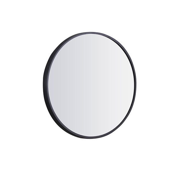 Wall Mirror Round Shaped Bathroom Smooth Edge