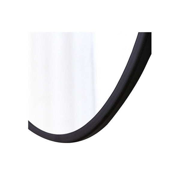 Wall Mirror Round Shaped Bathroom Smooth Edge