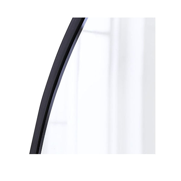 Wall Mirror Round Shaped Bathroom Smooth Edge