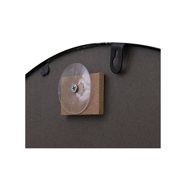 Wall Mirror Round Shaped Bathroom Smooth Edge